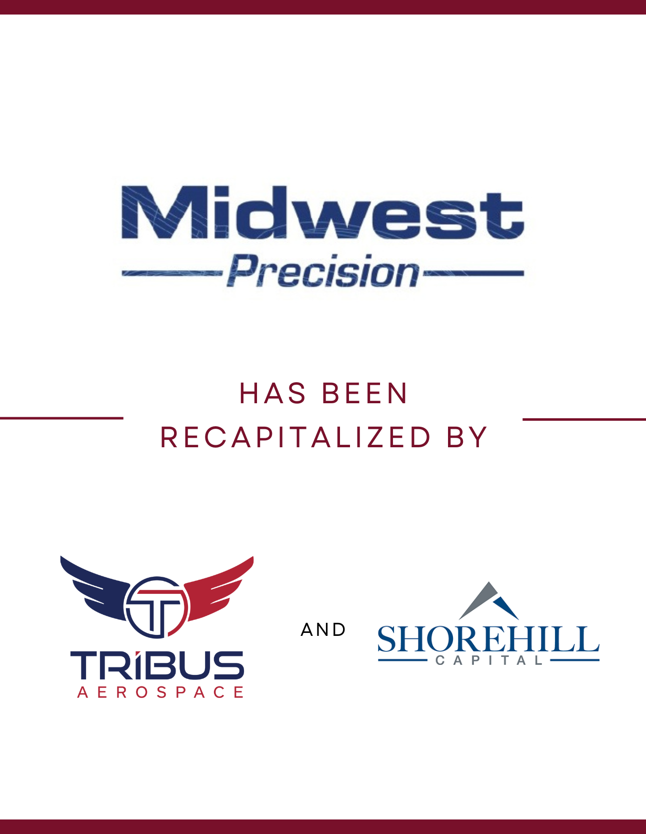 Midwest Precision Transaction Tombstone