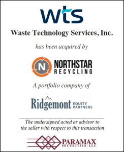 Waste Technology Services Tombstone